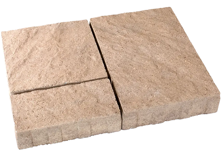 Chateau™ and Chateau XL™ pavers with textured surface featured in the Pavers section.