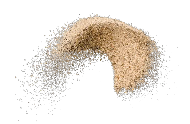 Tan sand featured in the installation accessories stone, sand, and dust section.