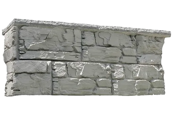 A MagnumStone® large‑block retaining wall section featured in the Walls section.