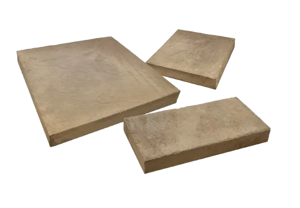 Three Rosetta Dimensional Flagstone™ slabs in varied sizes featured in the Flagstone section.