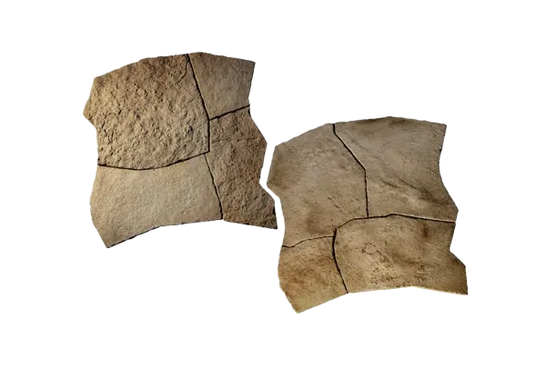Grand Flagstone™ slabs with irregular shapes featured in the Flagstone section.