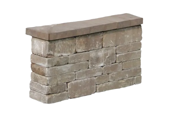 A Yorkshire™ retaining wall with a flat cap featured in the Walls section.